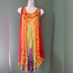 - Angel Touch Cover up/dress Bright Colors Free size